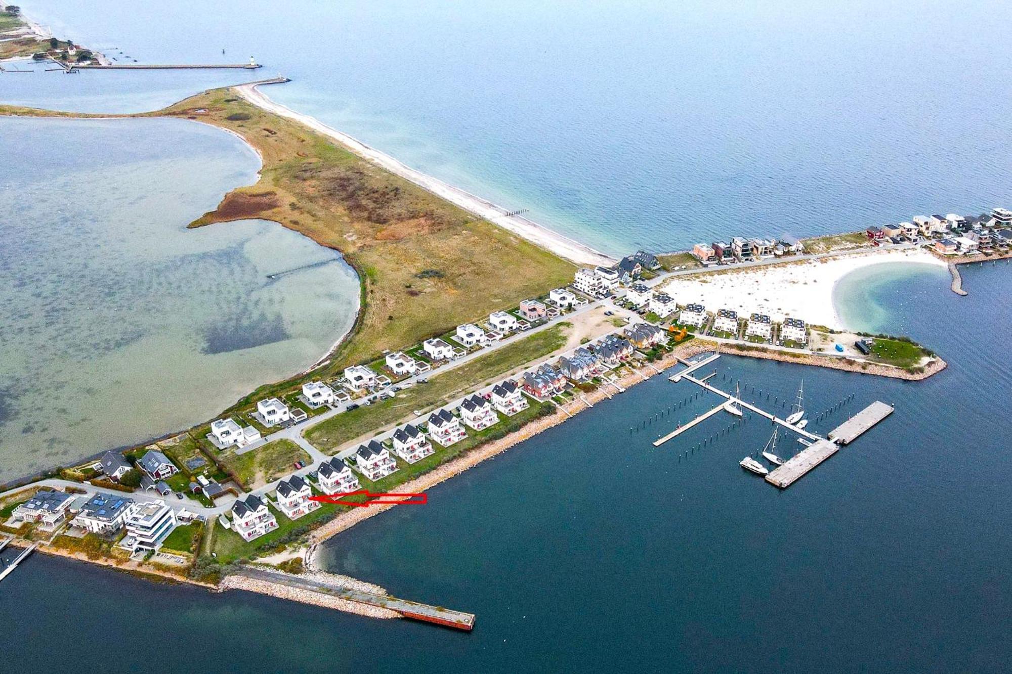 Maisonette Fewo Ostseeflair By Seeblick Ferien Oro, Erste Wasserreihe, E-Saeule Olpenitz Eksteriør bilde
