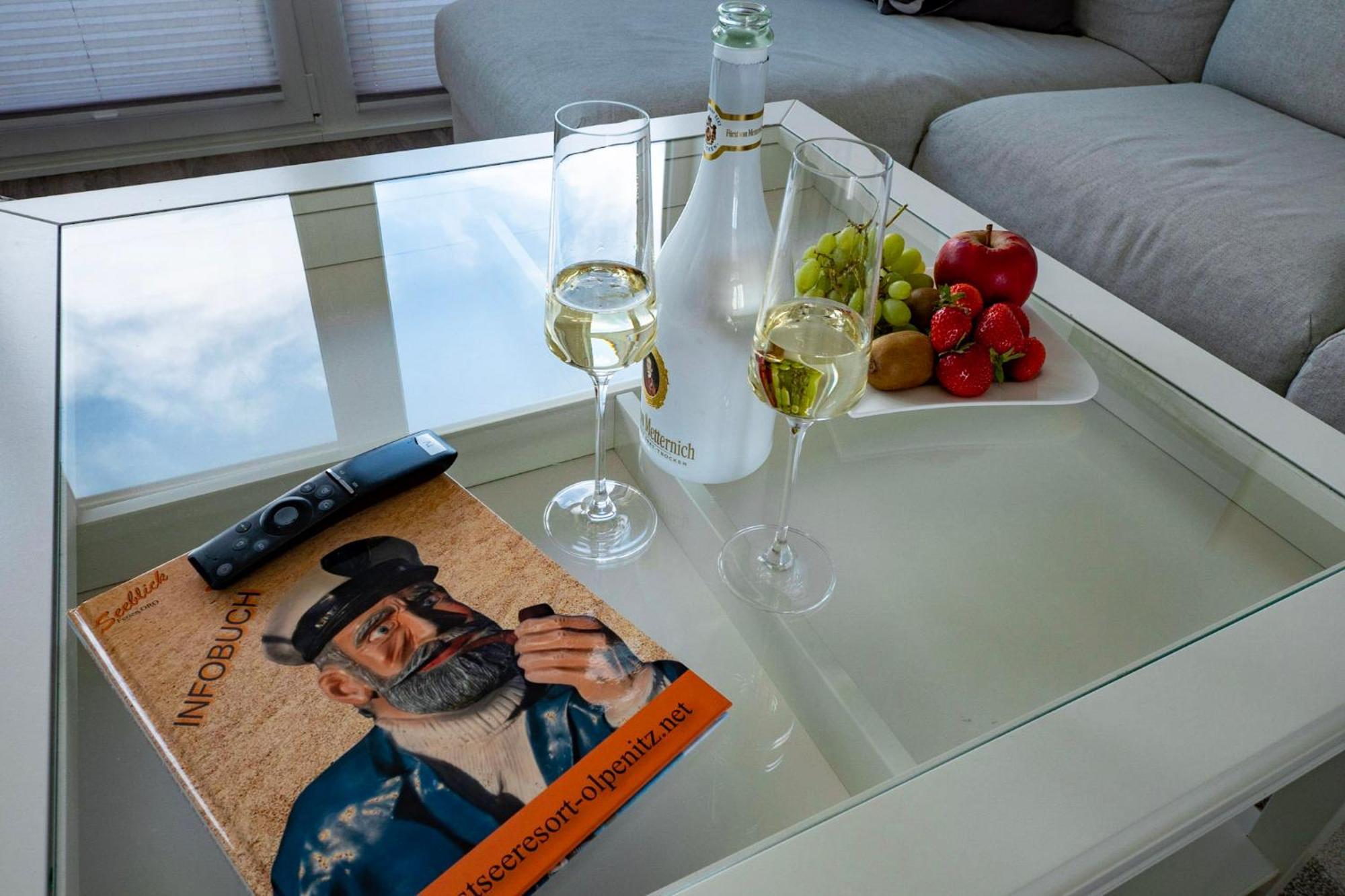 Maisonette Fewo Ostseeflair By Seeblick Ferien Oro, Erste Wasserreihe, E-Saeule Olpenitz Eksteriør bilde